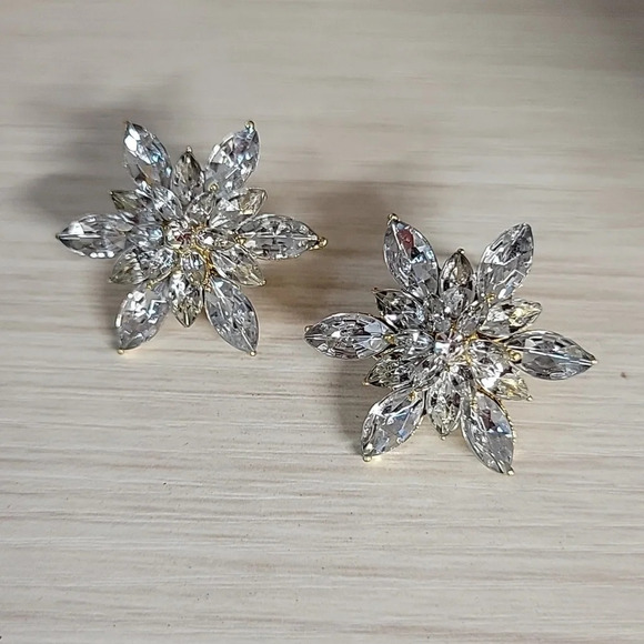 TRIBECA CRYSTAL SPARKLE EARRINGS - Picture 4 of 7